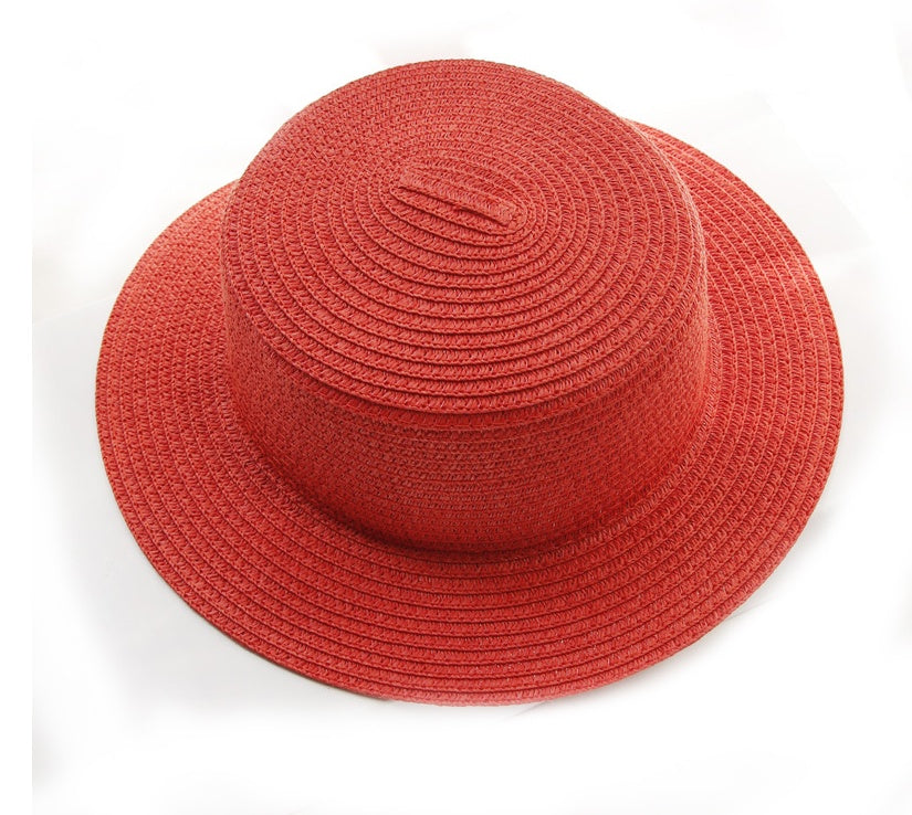 Chapeau de paille pliable d'été pour femme, léger et léger, avec protection solaire, style pêcheur, idéal pour la plage et les activités de plein air (vente en gros).