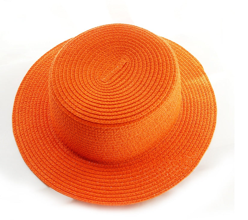 Chapeau de paille pliable d'été pour femme, léger et léger, avec protection solaire, style pêcheur, idéal pour la plage et les activités de plein air (vente en gros).