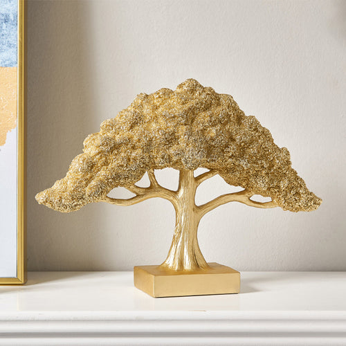 Arbre porte-bonheur Golden Lucky Tree – Décoration résine