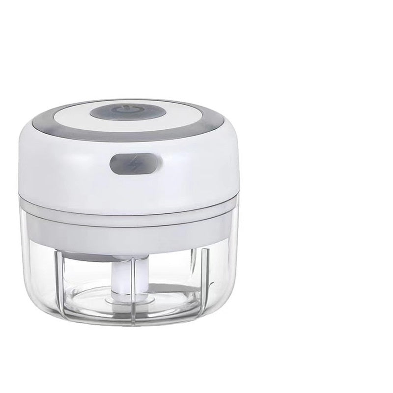 Mini hachoir à ail électrique rechargeable par USB, presse-gingembre, broyeur de légumes et piments robuste et durable, outil de cuisine
