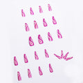 Faux ongles artistiques détachables et portables, à coller
