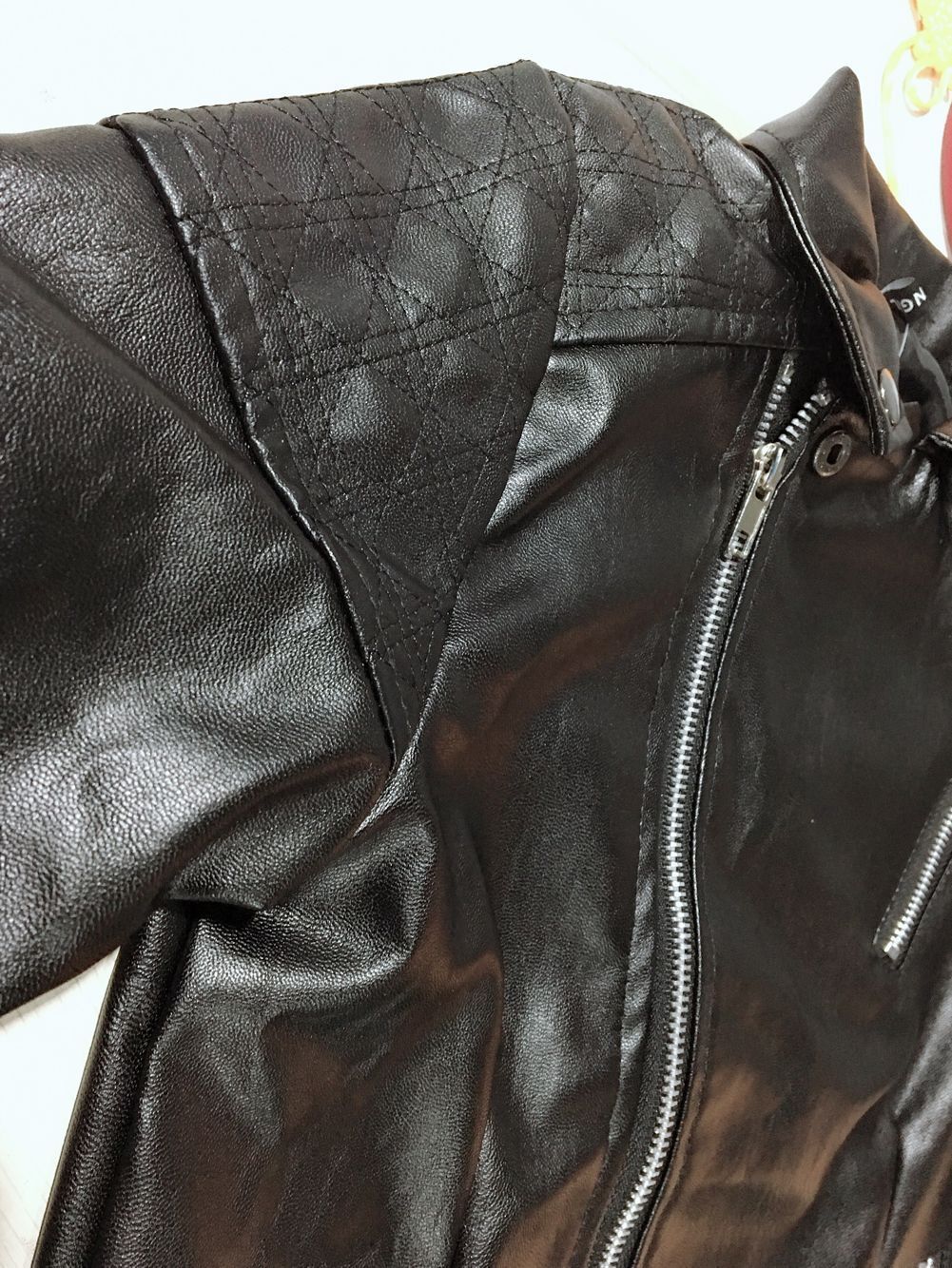 Veste de moto d'automne pour enfants, manteau en cuir PU pour bébés garçons et filles, courte