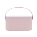 Mini coffret de maquillage portable Creative Muid avec miroir de maquillage LED rechargeable et veilleuse, idéal pour les voyages et pour les bureaux.