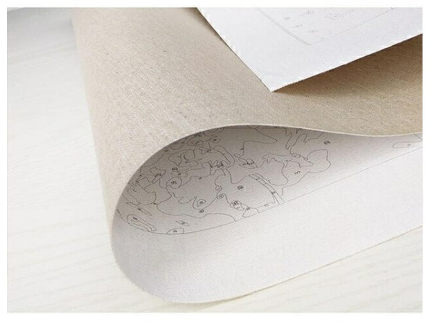 Peinture numérique, peinture à l'huile, fond mural