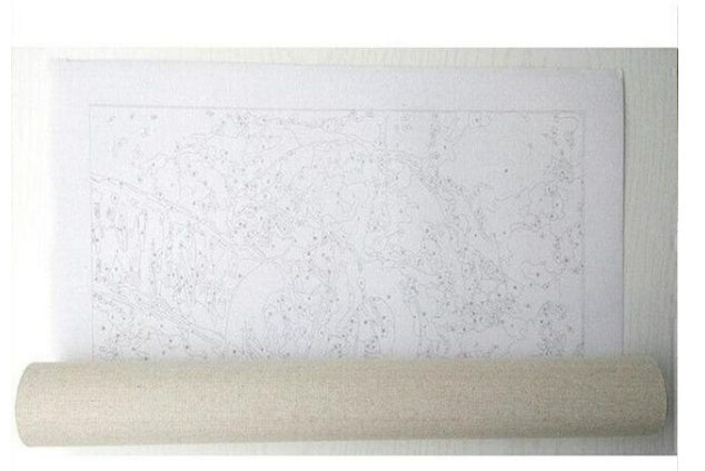 Peinture numérique, peinture à l'huile, fond mural