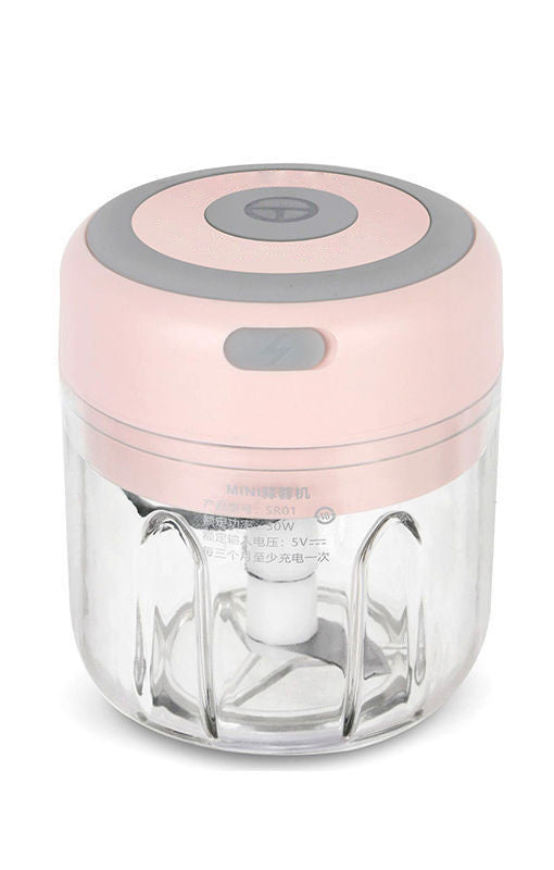 Mini hachoir à ail électrique rechargeable par USB, presse-gingembre, broyeur de légumes et piments robuste et durable, outil de cuisine