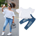 Ensemble chemise et short pour filles et enfants