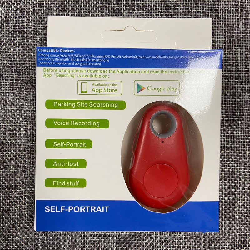 Localisateur d'objets anti-perte en forme de goutte d'eau compatible Bluetooth