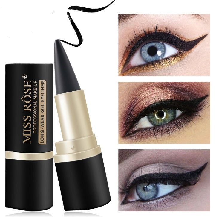 Eyeliner liquide noir waterproof, stylo crayon gel, maquillage beauté, cosmétique, cils, outil de maquillage waterproof
