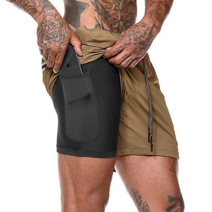 Short de compression à poches