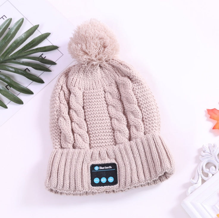 Musique Bluetooth en tricot chaud d'hiver
