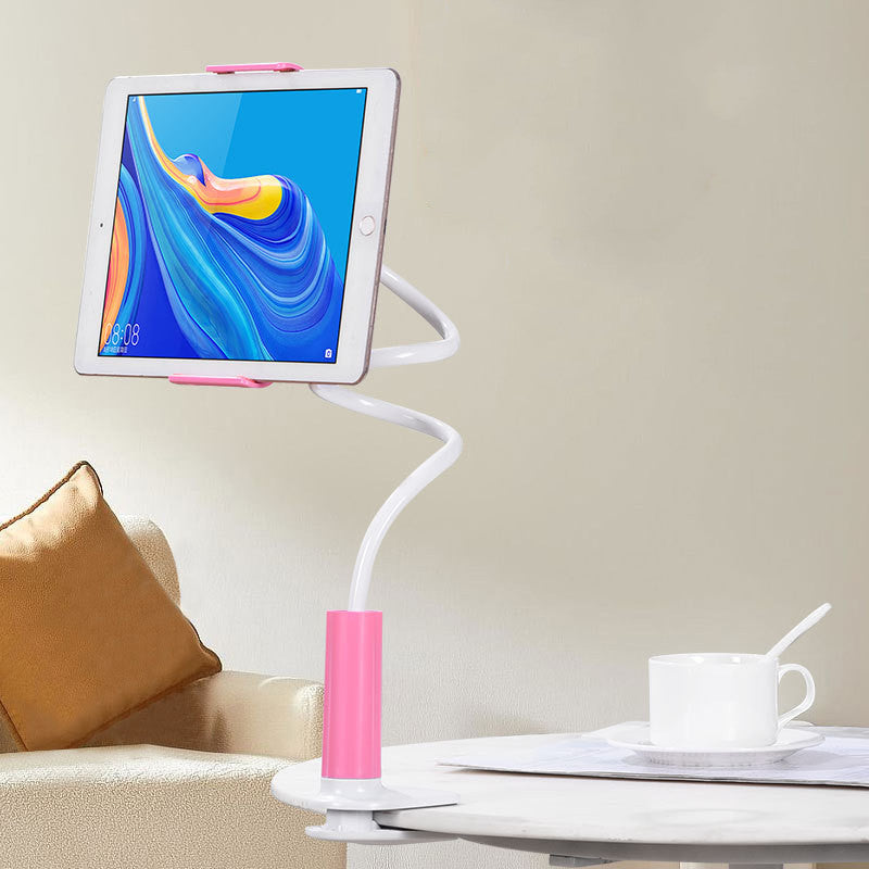 Support de téléphone/tablette à base spirale à 360° pour une utilisation confortable.