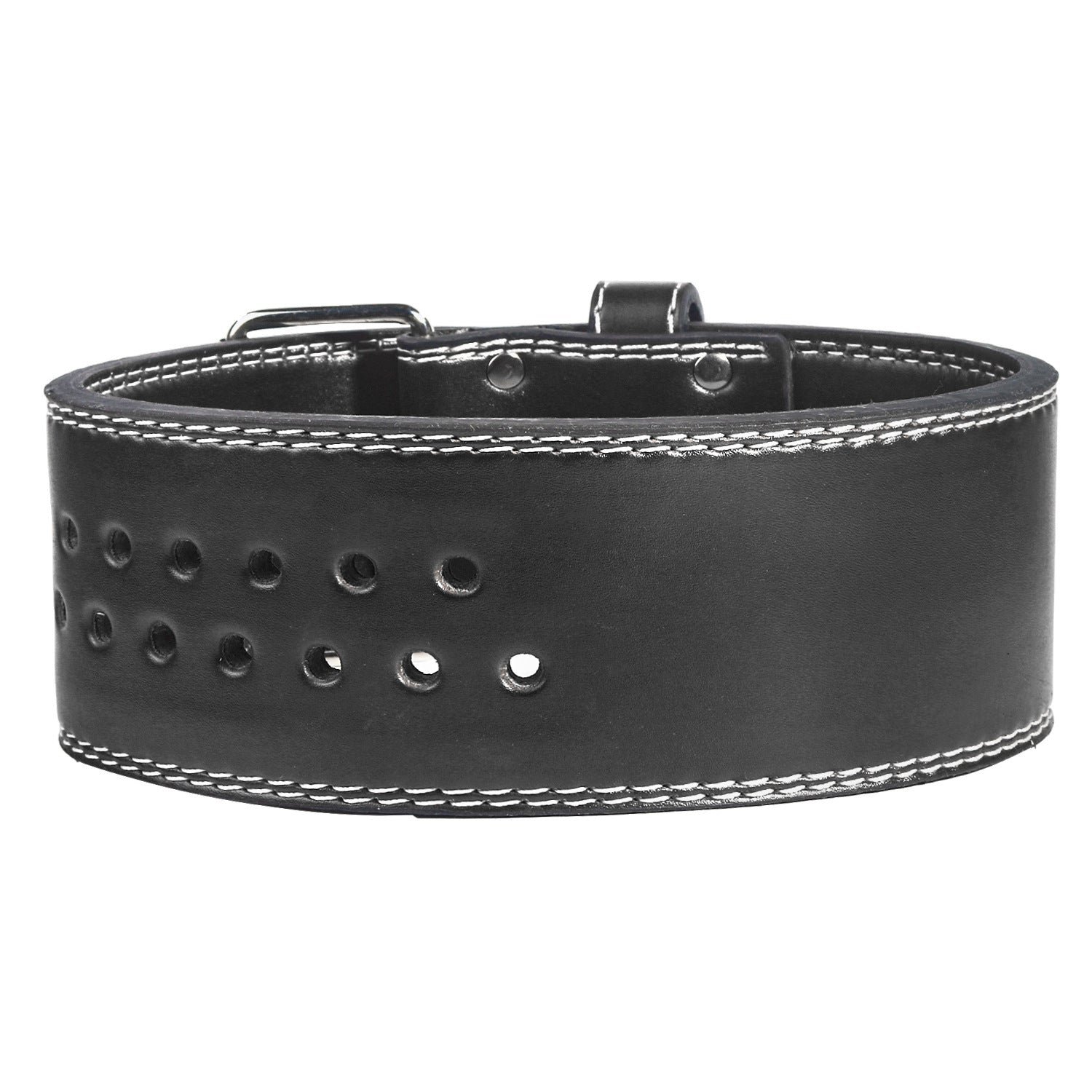 Ceinture de musculation en cuir pour squats, haltères et barres, équipement de maintien lombaire pour l'entraînement en salle de sport.