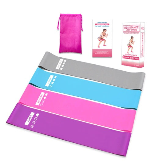 Bandes de résistance élastiques pour fessiers, musculation, fitness, salles de sport, mini-yoga