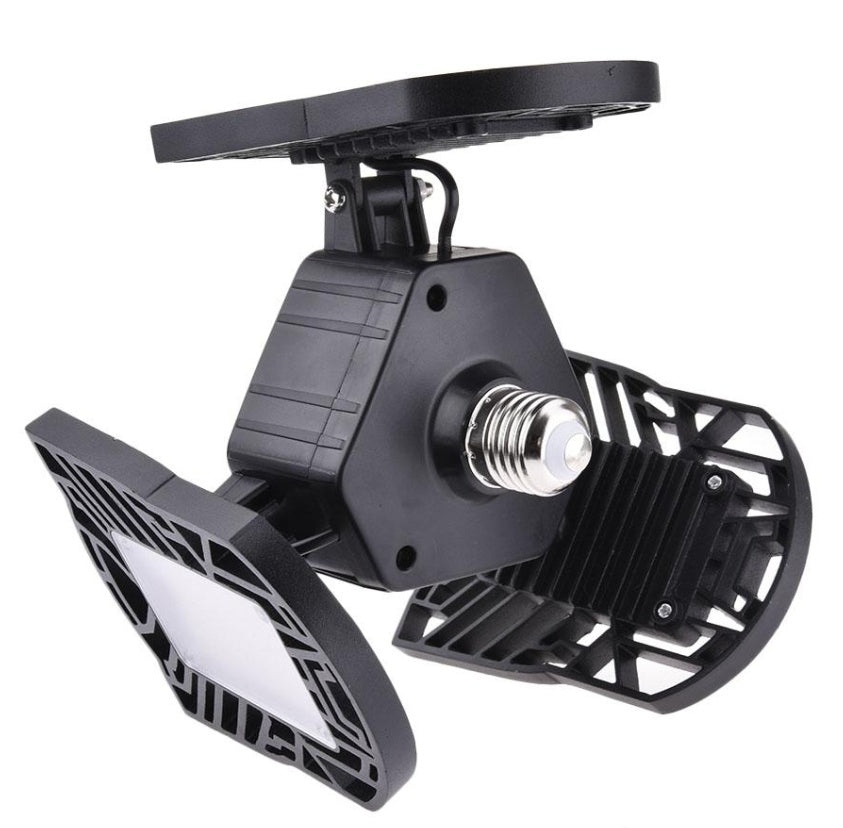 Lampe déformable générale pour garage, éclairage radar, entrepôt, lampe industrielle, éclairage domestique haute intensité