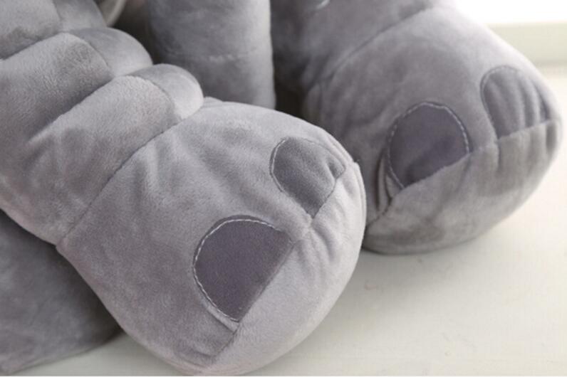Poupée éléphant en peluche, oreiller éléphant, poupée réconfortante pour bébé