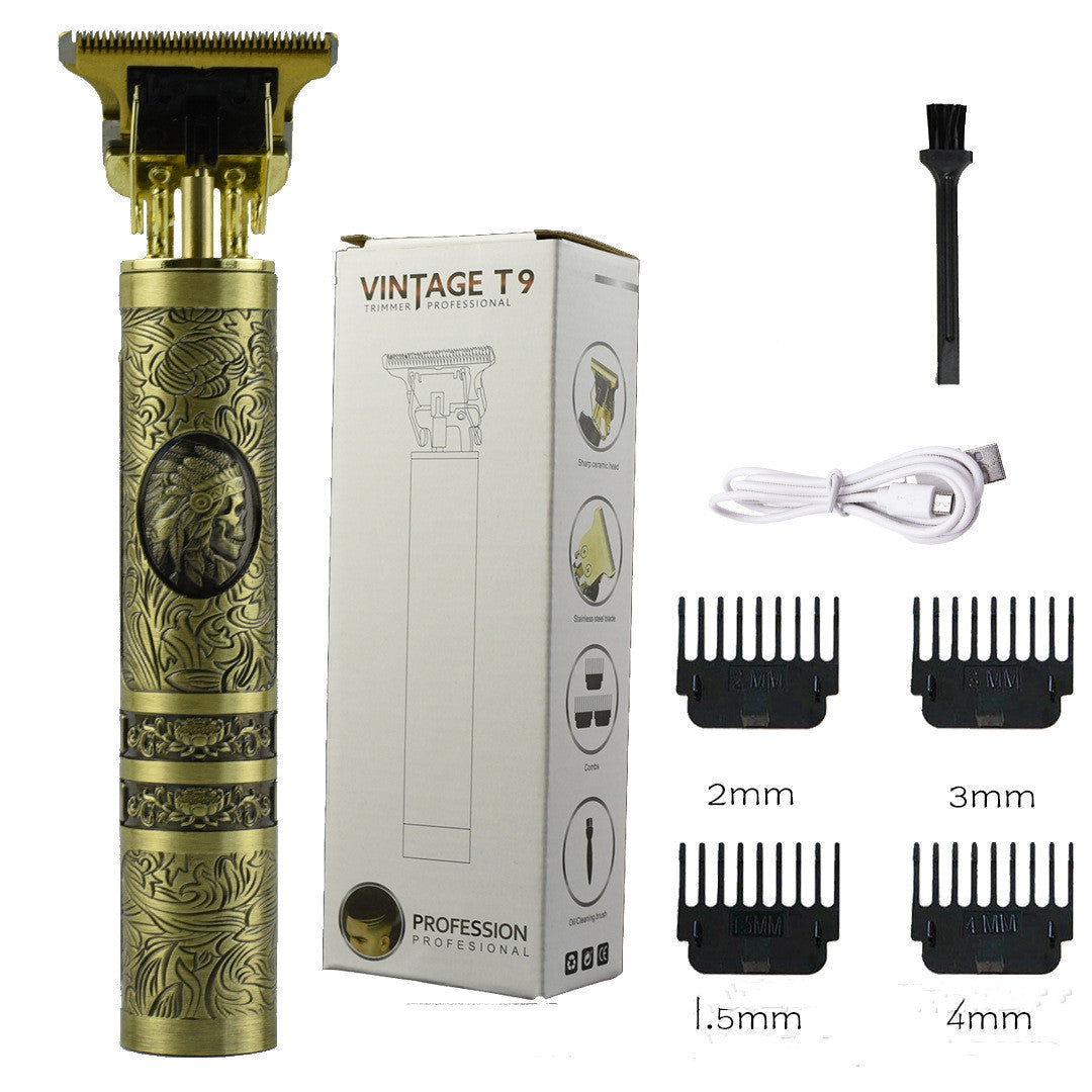 Tondeuse à cheveux sans fil rechargeable pour hommes - Lame titane