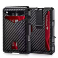 Porte-cartes pliable en fibre de carbone