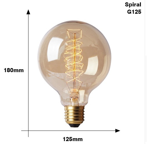 Ampoule Edison E27 220V 40W ST64 A19 T45 G80 G95 G125 Ampoule à filament incandescent Style rétro