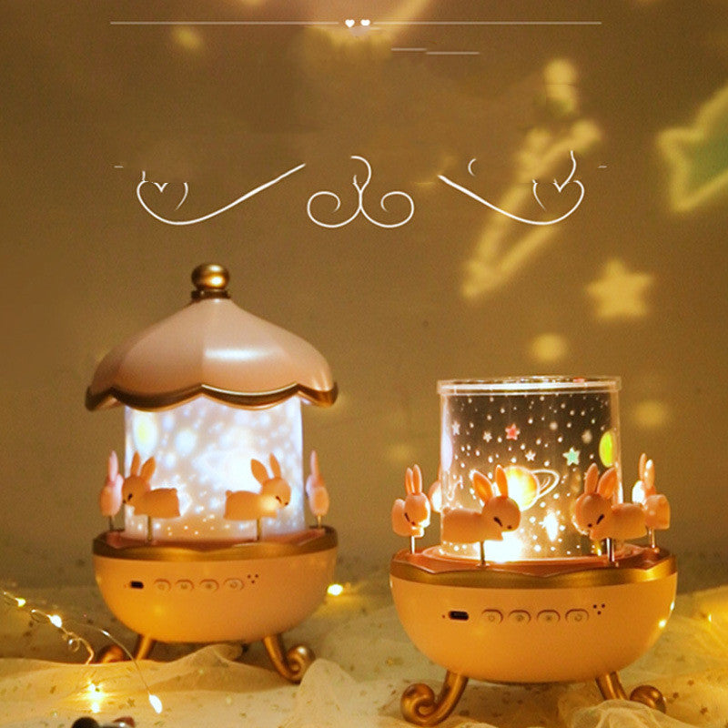 Veilleuse projecteur pour chambre d'enfant, rotation spatiale, lampe de nuit LED rechargeable USB, 12 films, cadeau d'anniversaire ou de Noël