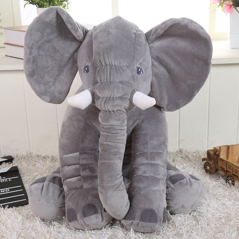 Poupée éléphant en peluche, oreiller éléphant, poupée réconfortante pour bébé