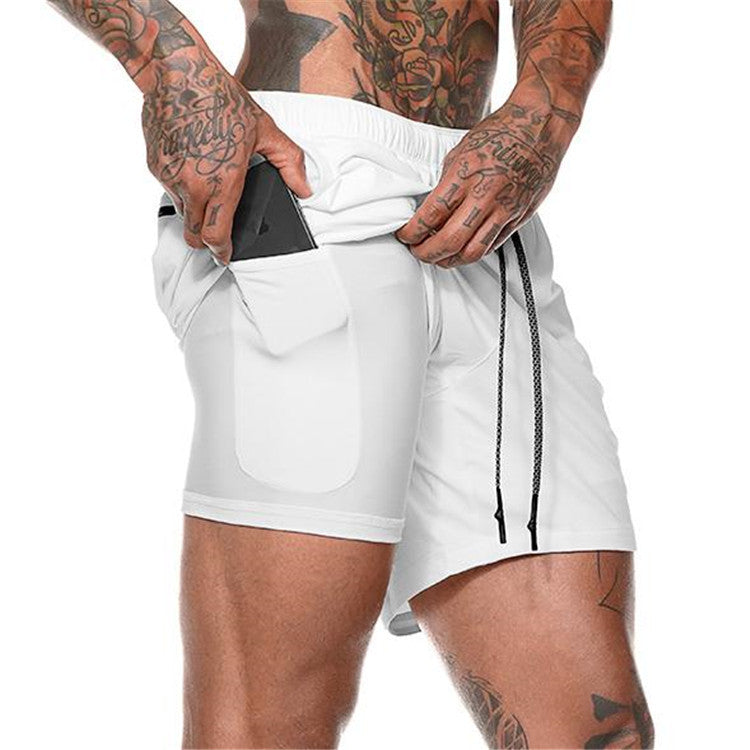 Short de compression à poches