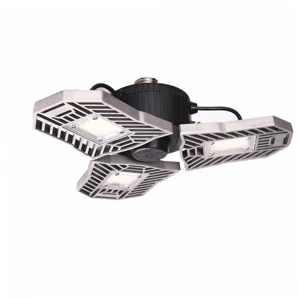 Lampe déformable générale pour garage, éclairage radar, entrepôt, lampe industrielle, éclairage domestique haute intensité