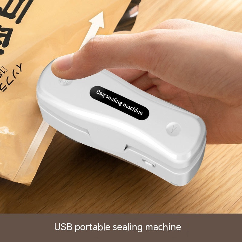 Mini machine à sceller rechargeable USB, petit appareil de cuisine portable