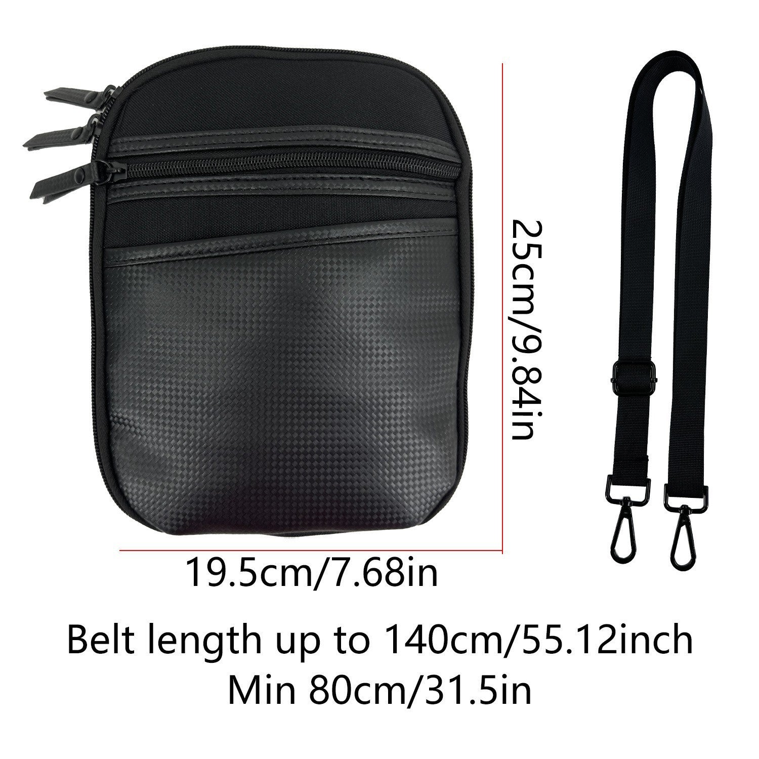 Étui magnétique à dégagement rapide pour homme, sac bandoulière à ouverture rapide en tissu Oxford