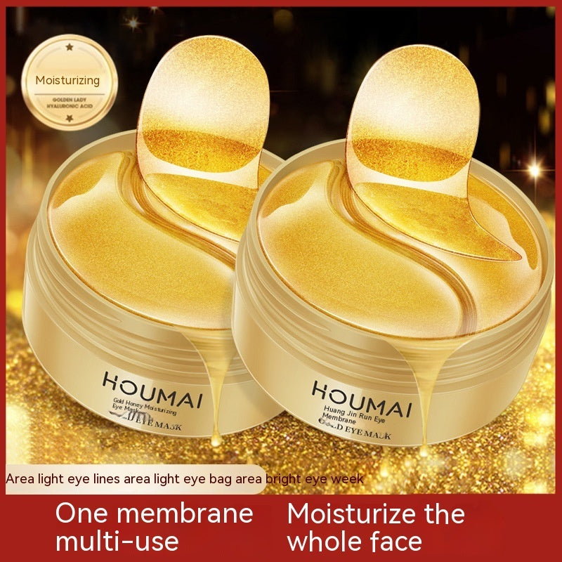 Masque contour des yeux Houmai Lady 24k à l'or, soin hydratant pour la peau