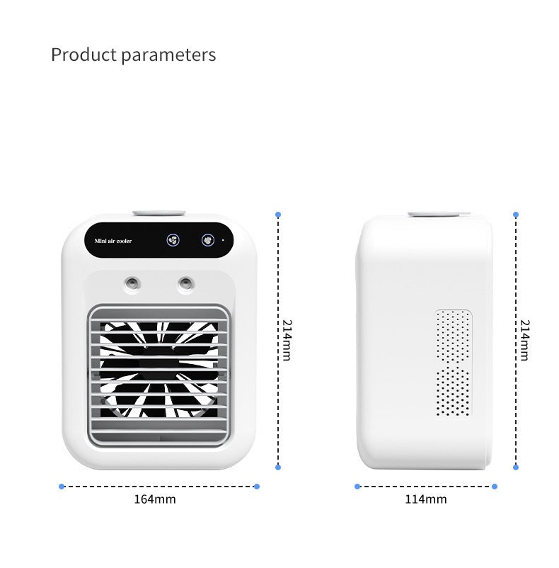 Climatiseur, ventilateur de refroidissement d'air, ventilateur à eau, climatisation pour chambre, bureau, climatiseur portable pour voiture