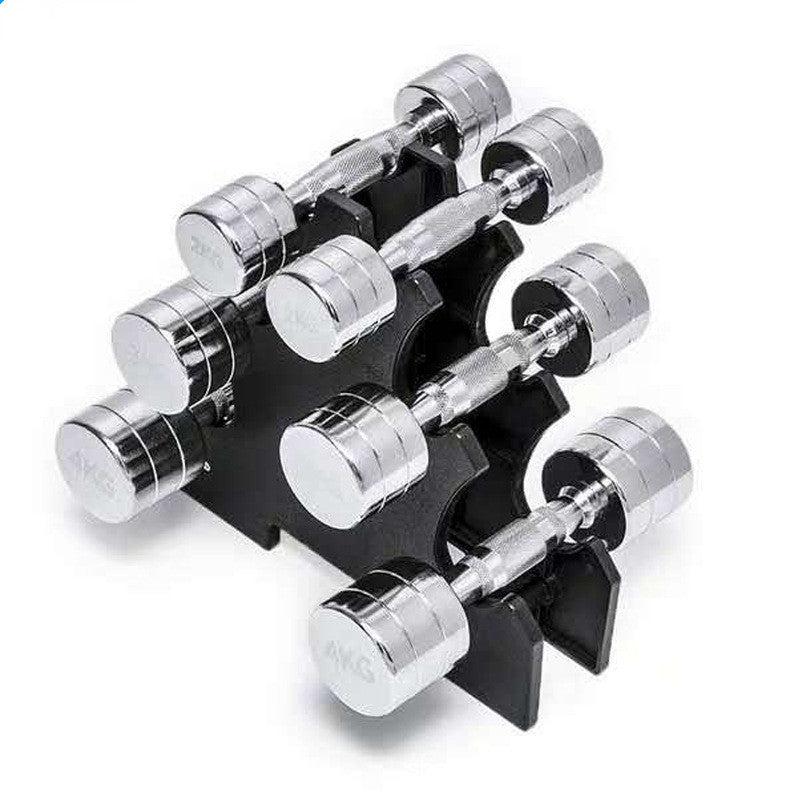 Haltères de musculation en acier électroplaqués