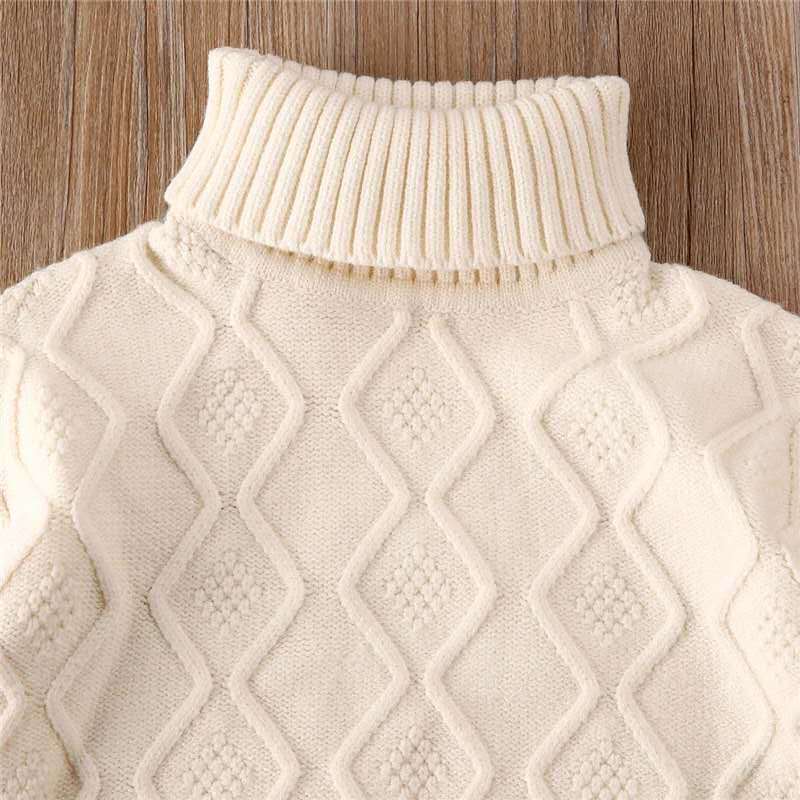 Ensemble fille - Pull col roulé et jupe à carreaux