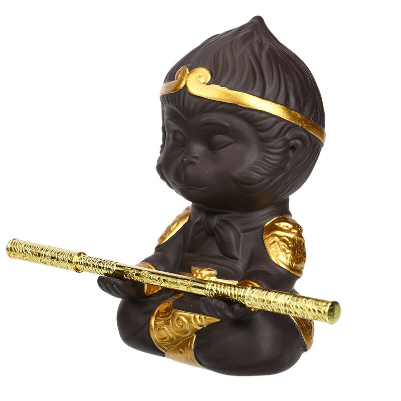 Service à thé Kung Fu argile violette Sun Wukong – Plateau décoratif