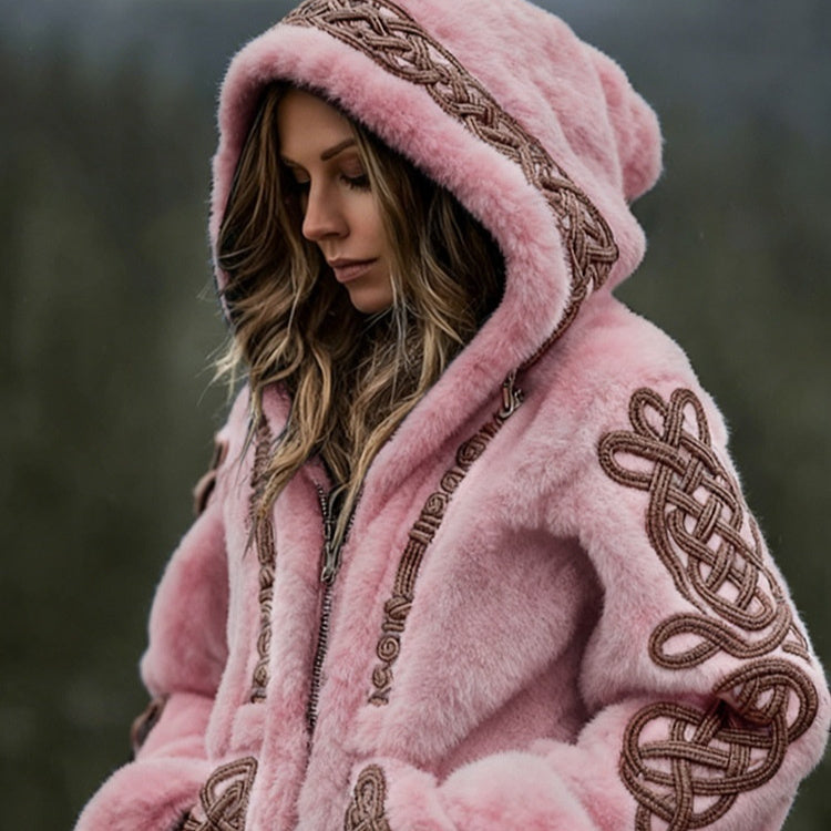 Gilet cardigan thermique à capuche zippé, imprimé 3D, en polaire tendance pour l'hiver