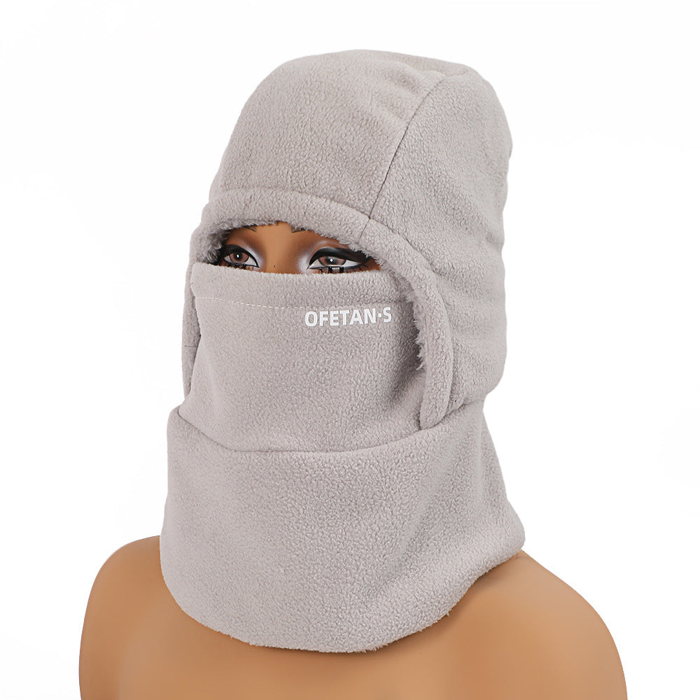 Cache-cou et masque facial d'hiver tout-en-un, chapeau d'extérieur