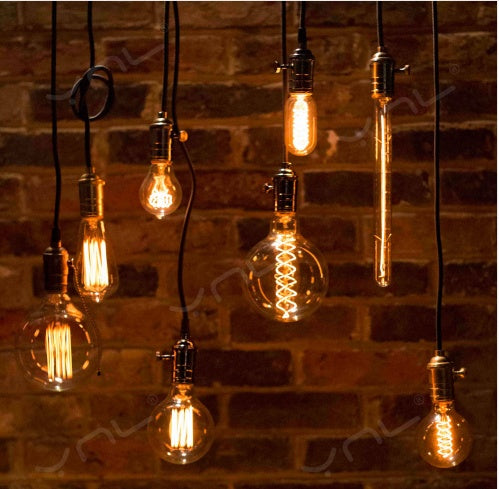 Ampoule Edison E27 220V 40W ST64 A19 T45 G80 G95 G125 Ampoule à filament incandescent Style rétro