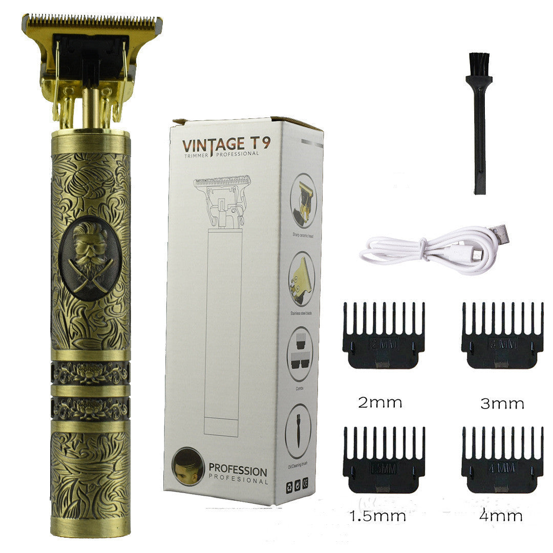 Tondeuse à cheveux sans fil rechargeable pour hommes - Lame titane