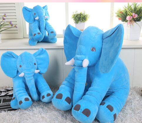 Poupée éléphant en peluche, oreiller éléphant, poupée réconfortante pour bébé