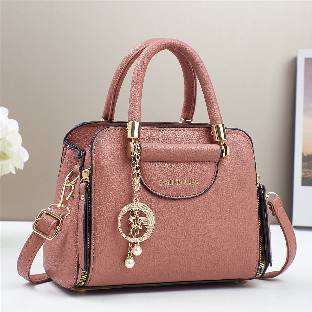 Sac bandoulière minimaliste urbain grande capacité – Style occidental