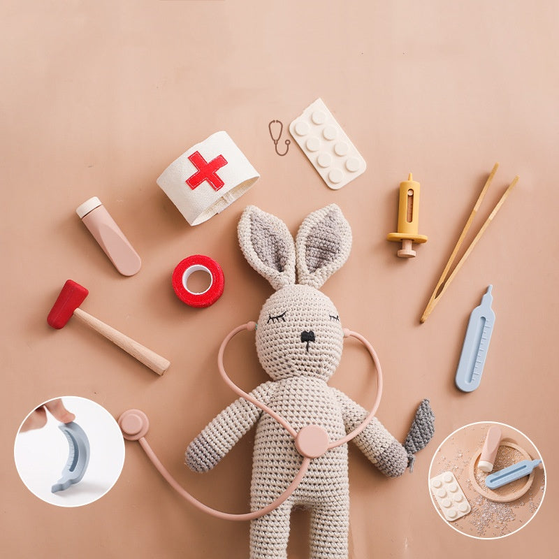 Maison de jeu pour enfants Petit Docteur Jouet Stéthoscope Jouet éducatif