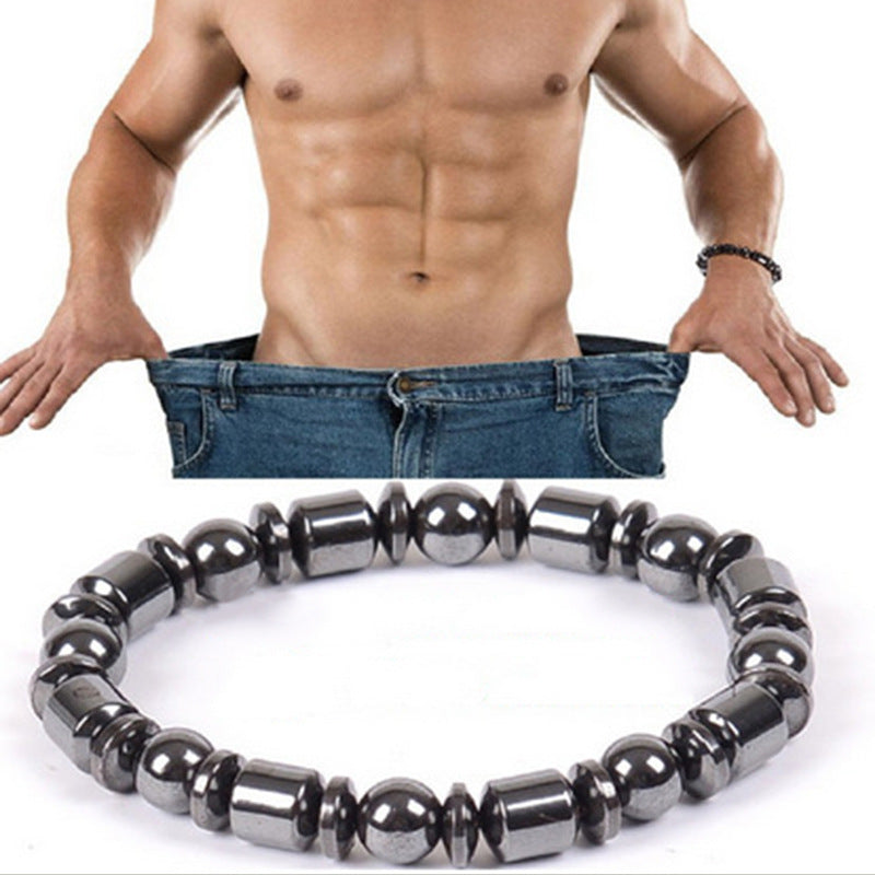 Bracelets magnétiques minceur pour femmes et hommes, pierre pentagramme, bracelets de magnétothérapie pour soulager la douleur et affiner la silhouette, bijoux de santé