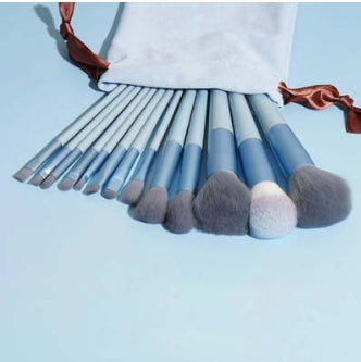 Ensemble de 13 pinceaux de maquillage : pinceau correcteur, pinceau blush, pinceau poudre, pinceau fard à paupières, pinceau highlighter, pinceau fond de teint, outils de beauté cosmétiques