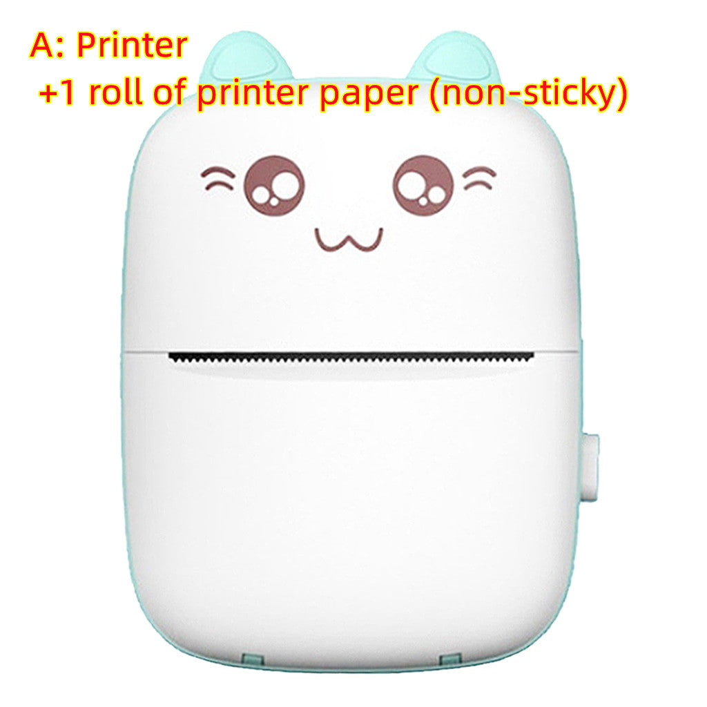 Mini imprimante portable Bluetooth WiFi, nouvelle imprimante pour téléphone portable, impression de photos et de titres, impression rapide, imprimante d'étiquettes d'erreur pour étudiants.