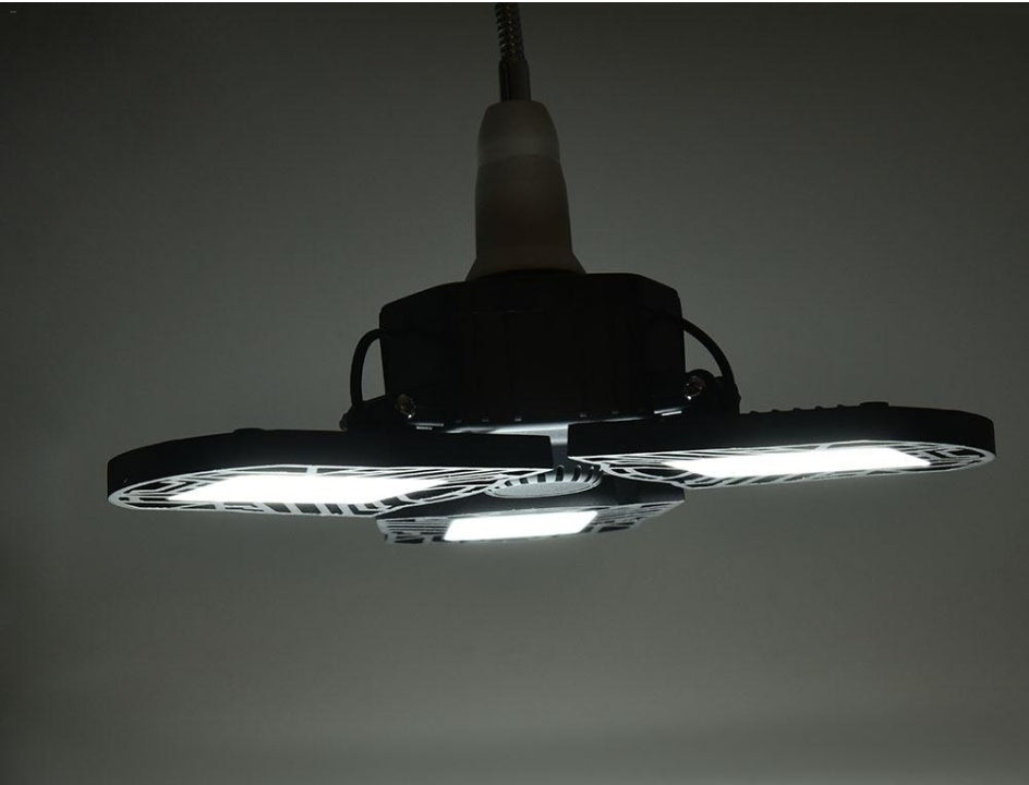 Lampe déformable générale pour garage, éclairage radar, entrepôt, lampe industrielle, éclairage domestique haute intensité