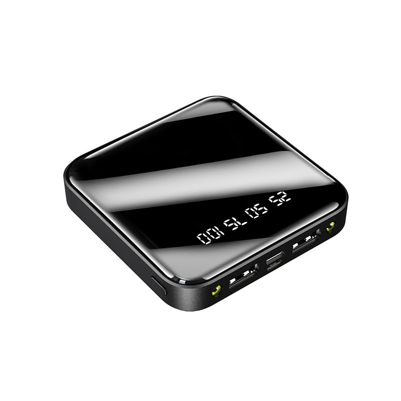 Mini batterie externe 20 000 mAh portable avec affichage numérique miroir
