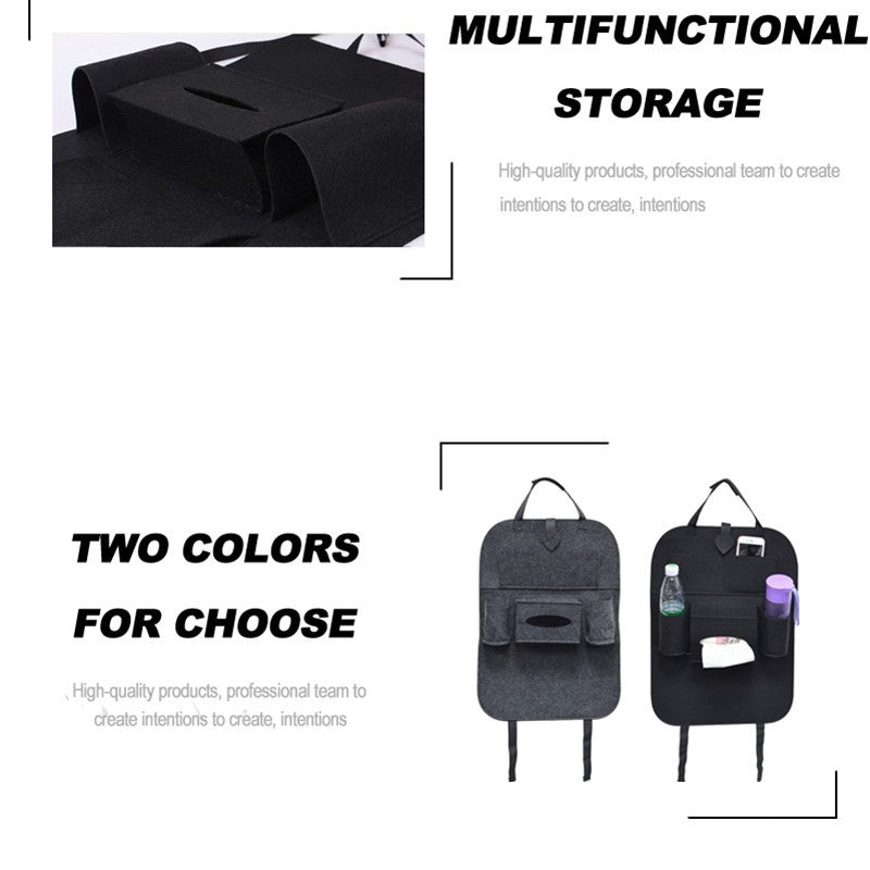Sac de rangement multi-usage pour siège auto