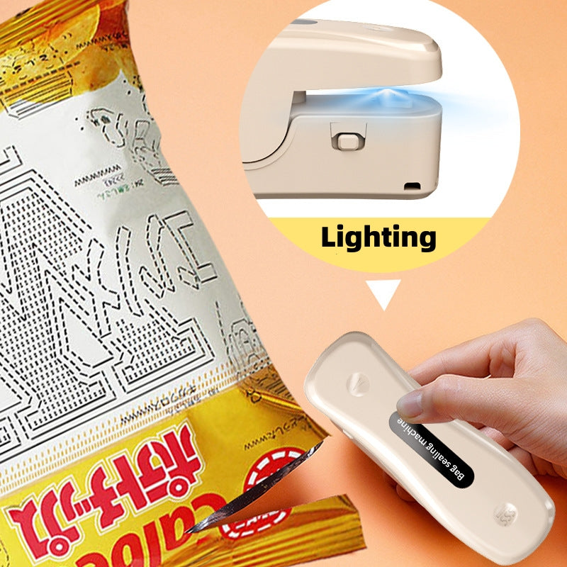 Mini machine à sceller rechargeable USB, petit appareil de cuisine portable