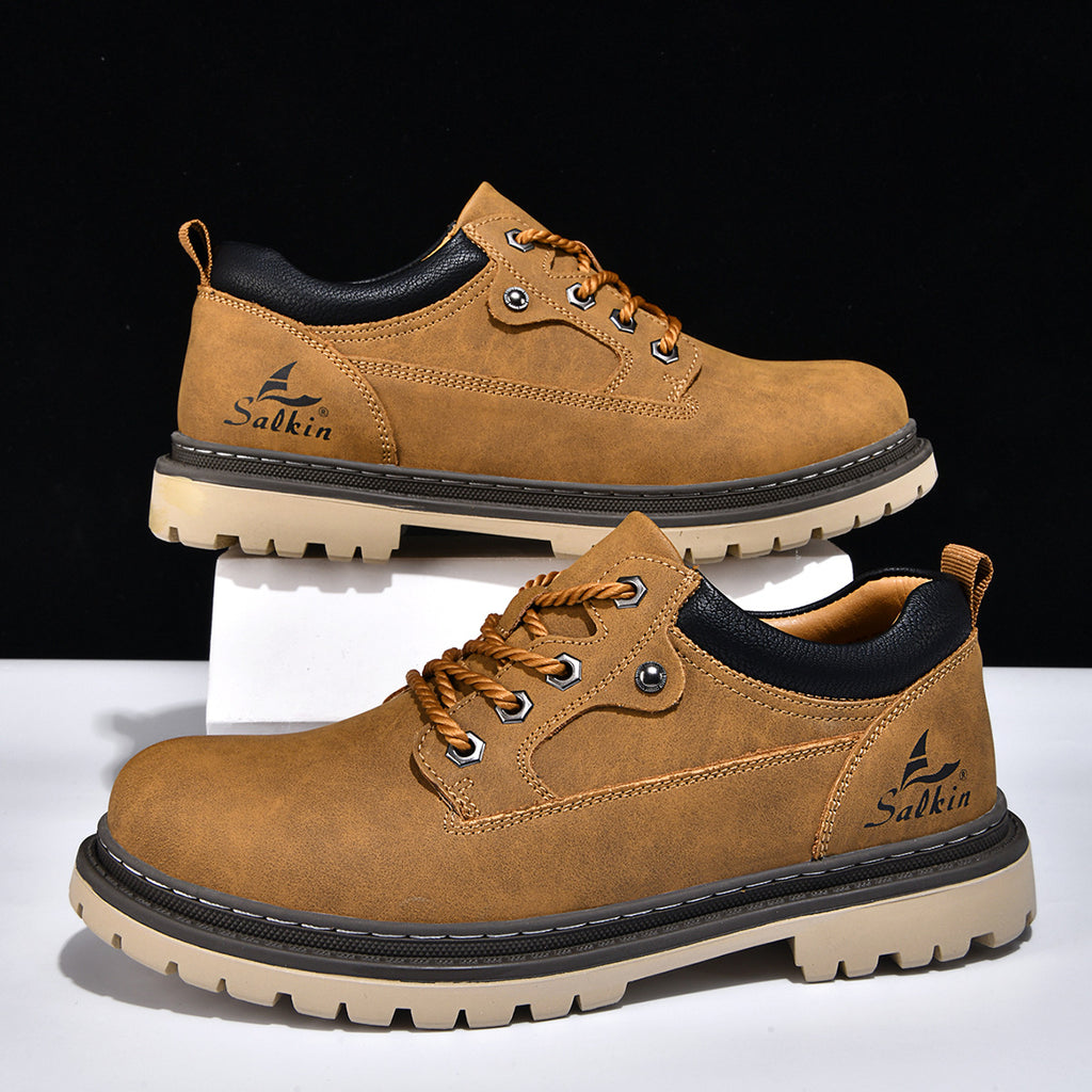 Bottes de travail de style britannique pour hommes branchés