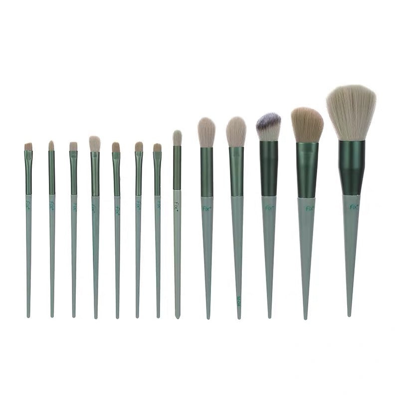 Ensemble de 13 pinceaux de maquillage : pinceau correcteur, pinceau blush, pinceau poudre, pinceau fard à paupières, pinceau highlighter, pinceau fond de teint, outils de beauté cosmétiques